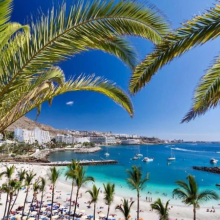 Lovely Apartment Seaview In Puerto Rico With Heated Swimming Pool, Free Wi-Fi And Free Private Parking Dış mekan fotoğraf