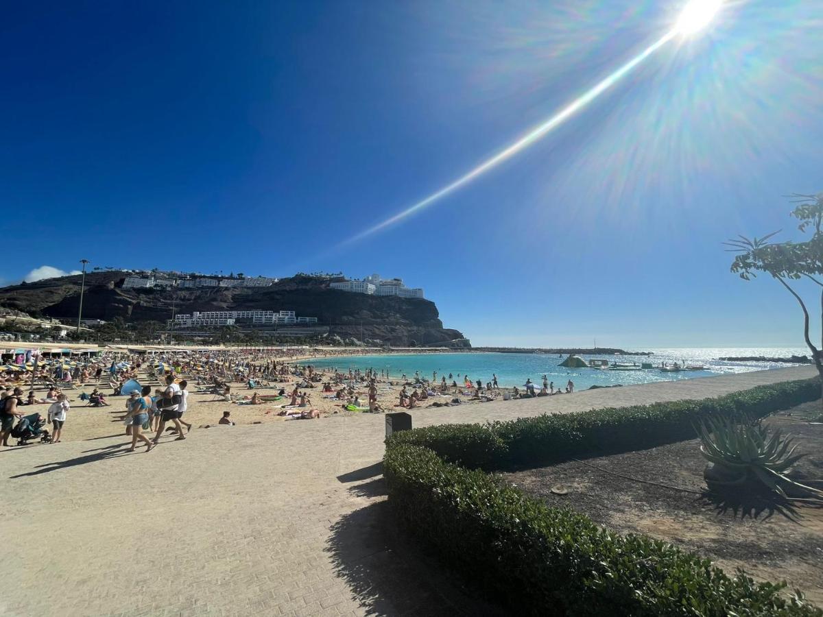 Lovely Apartment Seaview In Puerto Rico With Heated Swimming Pool, Free Wi-Fi And Free Private Parking Dış mekan fotoğraf