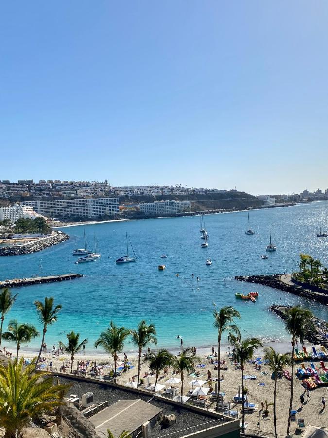 Lovely Apartment Seaview In Puerto Rico With Heated Swimming Pool, Free Wi-Fi And Free Private Parking Dış mekan fotoğraf