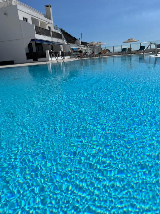 Lovely Apartment Seaview In Puerto Rico With Heated Swimming Pool, Free Wi-Fi And Free Private Parking Dış mekan fotoğraf