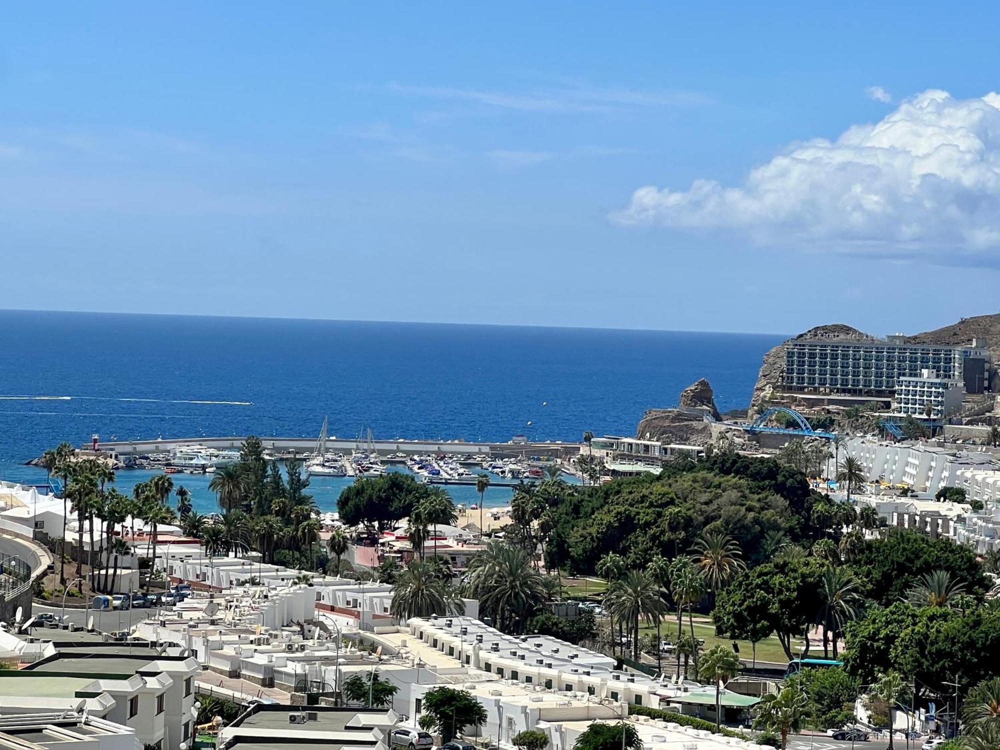 Lovely Apartment Seaview In Puerto Rico With Heated Swimming Pool, Free Wi-Fi And Free Private Parking Dış mekan fotoğraf